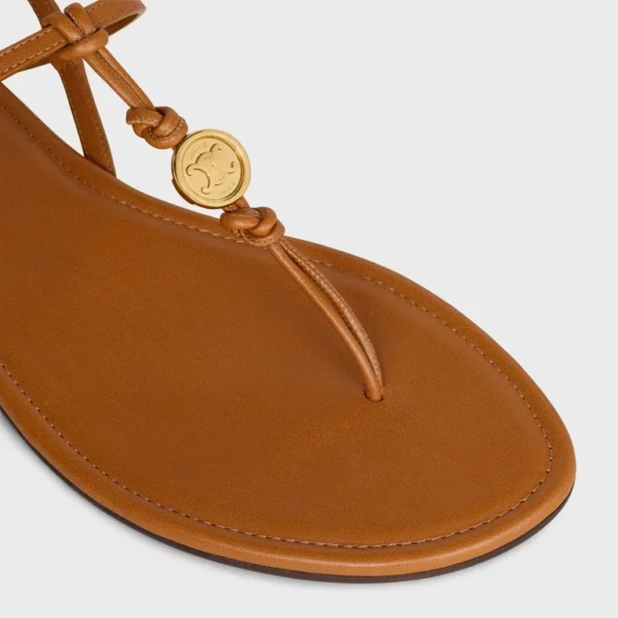 Penny-sandal i mjukt kalvskinn Penny-sandal i mjukt kalvskinn
