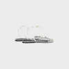 Platta sandaler med burdesign i getskinn Platta sandaler med burdesign i getskinn