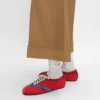 Platta sneakers i grosgrain, sammet, getskinn och lammskinn Platta sneakers i grosgrain, sammet, getskinn och lammskinn
