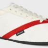 Platta sneakers i grosgrain, sammet, getskinn och lammskinn Platta sneakers i grosgrain, sammet, getskinn och lammskinn