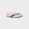 Platta sneakers i grosgrain, sammet, getskinn och lammskinn Platta sneakers i grosgrain, sammet, getskinn och lammskinn