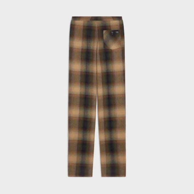 Pyjamasbyxor  i rutig ull