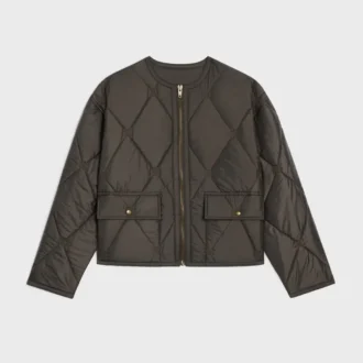 Quiltad jacka i lätt nylon