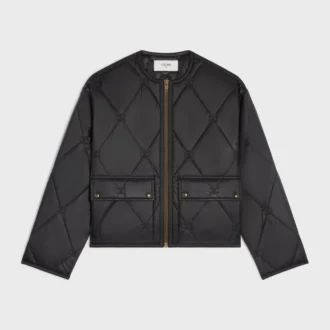 Quiltad jacka i lätt nylon