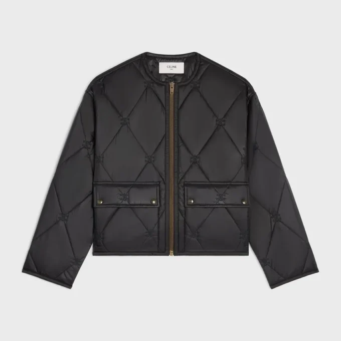 Quiltad jacka i lätt nylon