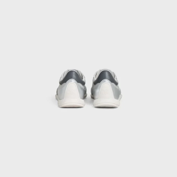 Racer Sneaker i nylon, laminerat kalvskinn och kalvskinn Racer Sneaker i nylon, laminerat kalvskinn och kalvskinn