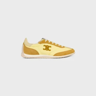 Racer Sneaker i nylon, mocka och kalvskinn Racer Sneaker i nylon, mocka och kalvskinn