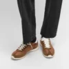 Racer Sneaker i nylon, mocka och kalvskinn Racer Sneaker i nylon, mocka och kalvskinn