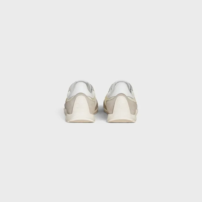 Racer Sneaker i nylon, mocka och kalvskinn Racer Sneaker i nylon, mocka och kalvskinn
