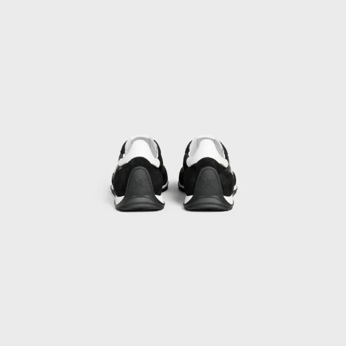 Racer Sneaker i nylon, mocka och kalvskinn Racer Sneaker i nylon, mocka och kalvskinn