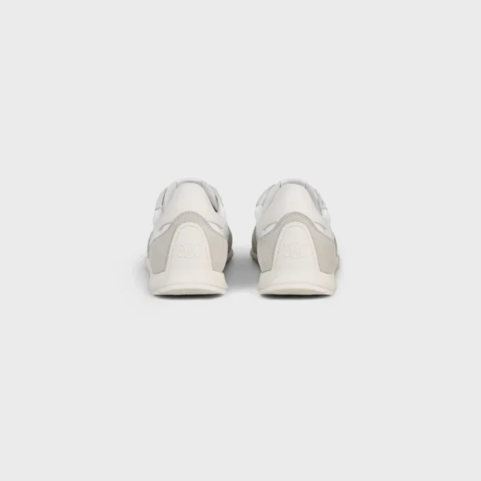Racer Sneaker i nylon, mocka och kalvskinn Racer Sneaker i nylon, mocka och kalvskinn