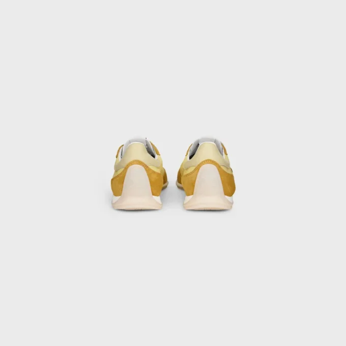 Racer Sneaker i nylon, mocka och kalvskinn Racer Sneaker i nylon, mocka och kalvskinn