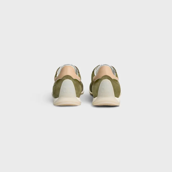 Racer Sneaker i nylon, mocka och kalvskinn Racer Sneaker i nylon, mocka och kalvskinn