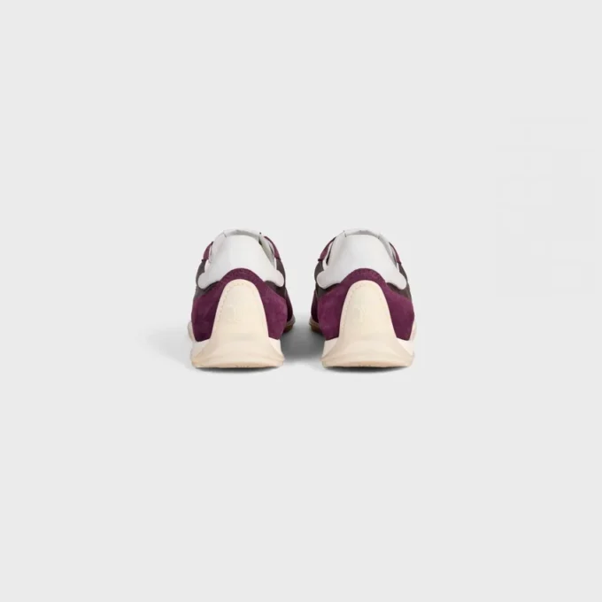 Racer Sneaker i nylon, mocka och kalvskinn Racer Sneaker i nylon, mocka och kalvskinn