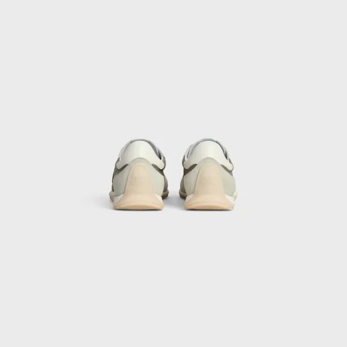 Racer Sneaker i nylon, mocka och kalvskinn Racer Sneaker i nylon, mocka och kalvskinn