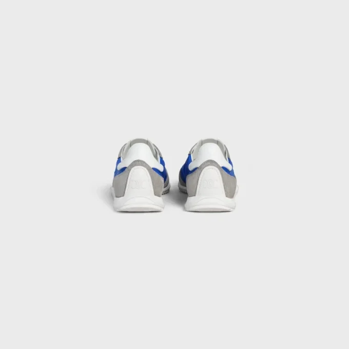 Racer Sneaker i nylon, mocka och kalvskinn Racer Sneaker i nylon, mocka och kalvskinn
