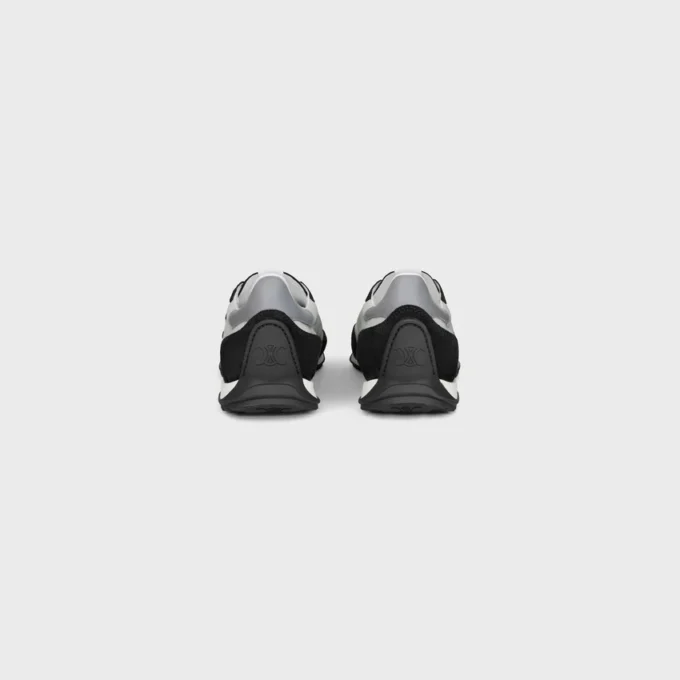 Racer Sneaker i nylon, mocka och kalvskinn Racer Sneaker i nylon, mocka och kalvskinn