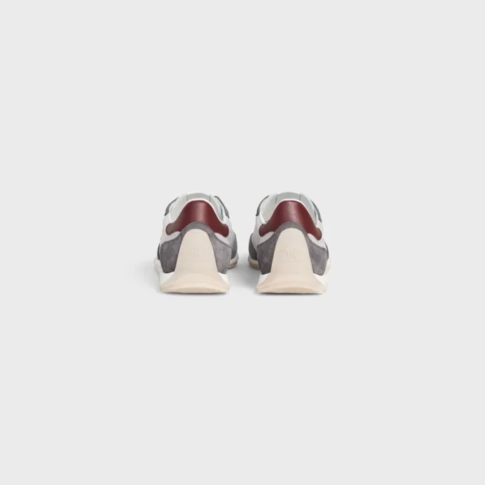 Racer Sneaker i nylon, mocka och kalvskinn Racer Sneaker i nylon, mocka och kalvskinn