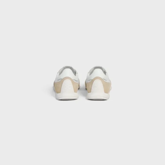 Racer Sneaker i nylon, mocka och kalvskinn Racer Sneaker i nylon, mocka och kalvskinn