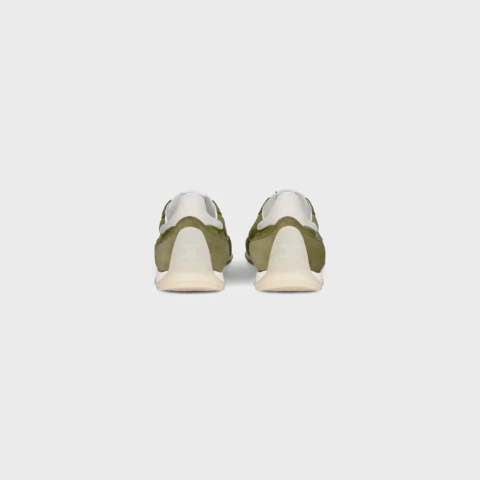 Racer Sneaker i nylon, mocka och kalvskinn Racer Sneaker i nylon, mocka och kalvskinn
