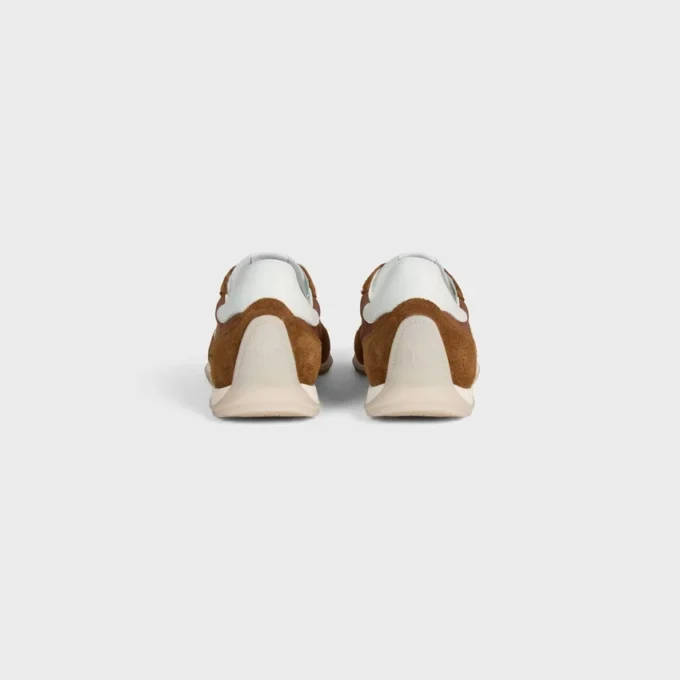 Racer Sneaker i nylon, mocka och kalvskinn Racer Sneaker i nylon, mocka och kalvskinn