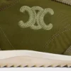 Racer Sneaker i nylon, mocka och kalvskinn Racer Sneaker i nylon, mocka och kalvskinn