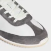 Racer Sneaker i nylon, mocka och kalvskinn Racer Sneaker i nylon, mocka och kalvskinn