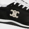 Racer Sneaker i nylon, mocka och kalvskinn Racer Sneaker i nylon, mocka och kalvskinn