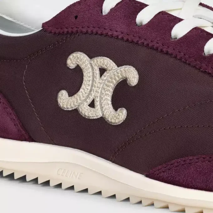 Racer Sneaker i nylon, mocka och kalvskinn Racer Sneaker i nylon, mocka och kalvskinn