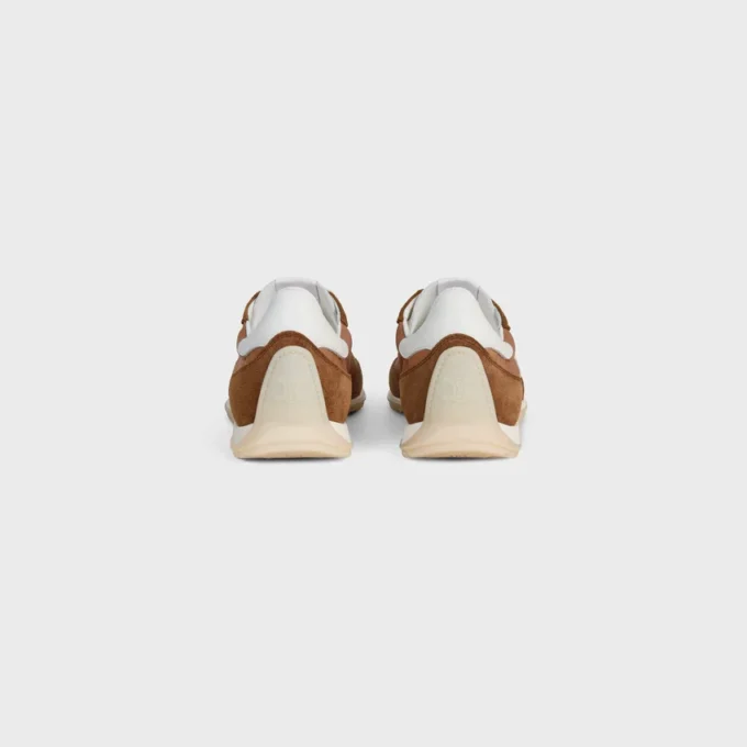 Racer Sneaker i nylon, mocka och kalvskinn Racer Sneaker i nylon, mocka och kalvskinn
