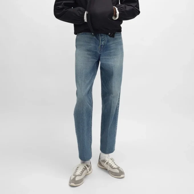 Racer Sneaker i nylon, mocka och kalvskinn Racer Sneaker i nylon, mocka och kalvskinn
