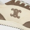 Racer Sneaker i nylon, mocka och kalvskinn Racer Sneaker i nylon, mocka och kalvskinn
