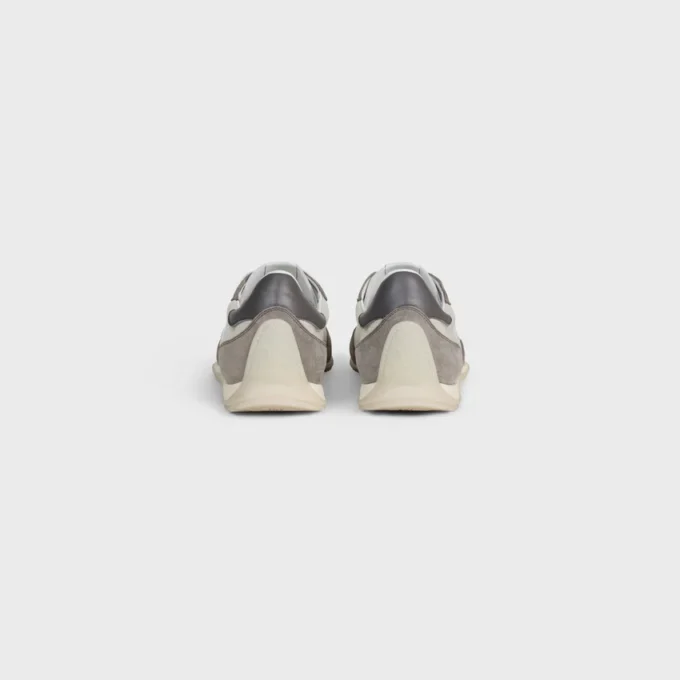 Racer Sneaker i nylon, mocka och kalvskinn Racer Sneaker i nylon, mocka och kalvskinn