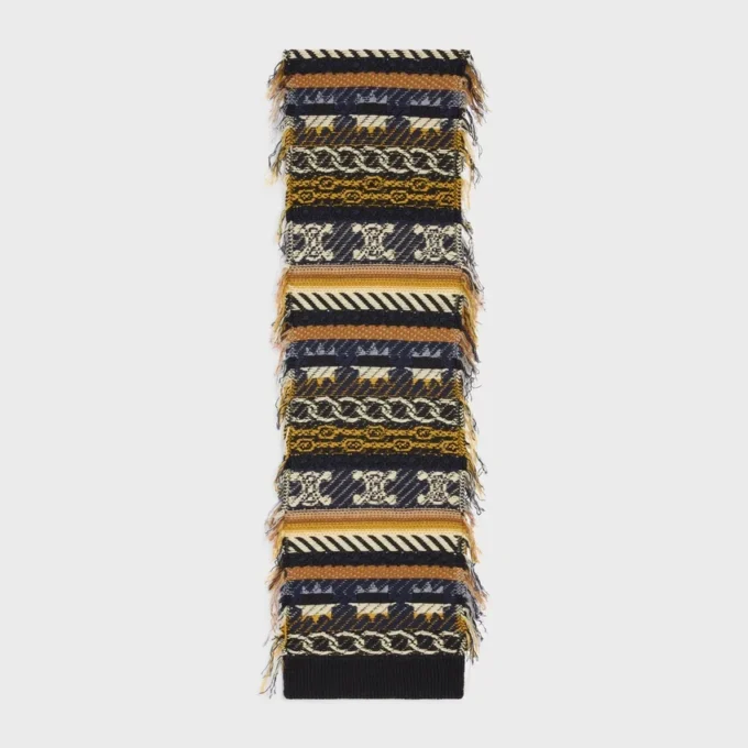 Scarf i jacquardkashmir