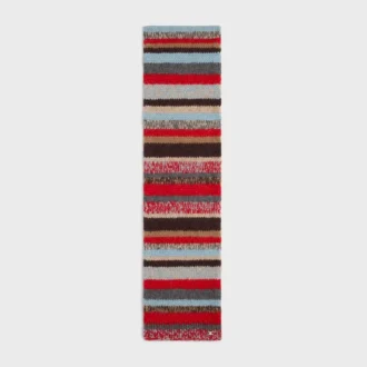 Scarf i Mouline-alpaca och ull