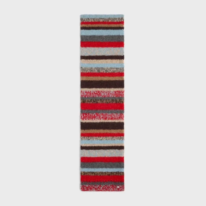 Scarf i Mouline-alpaca och ull Scarf i Mouline-alpaca och ull