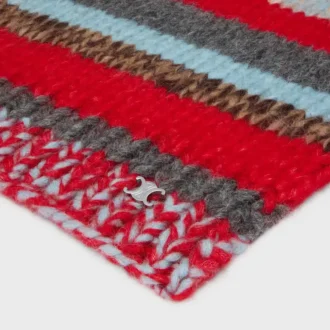 Scarf i Mouline-alpaca och ull