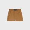 Shorts i bomull och linne