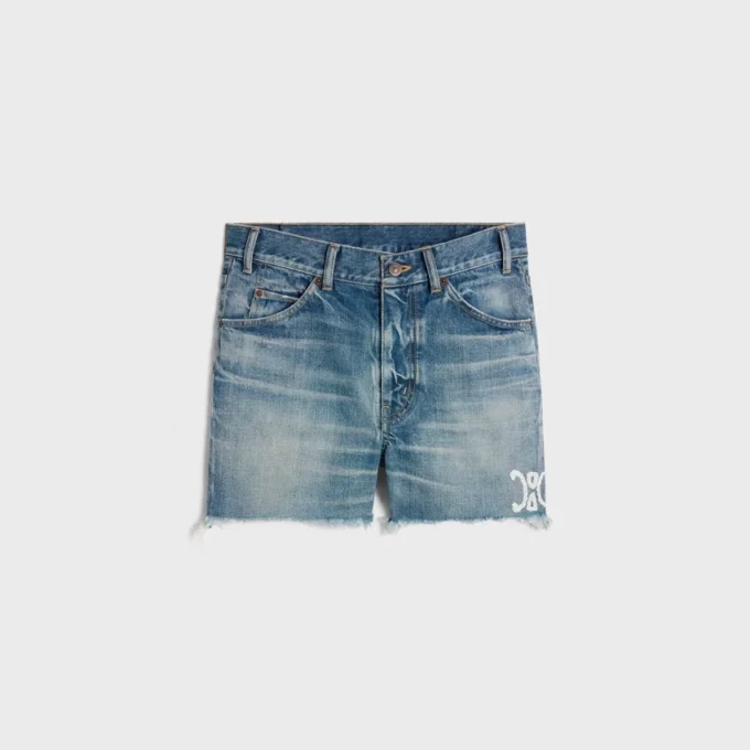 Skateshorts i Electric Sky Wash-denim Skateshorts i Electric Sky Wash-denim