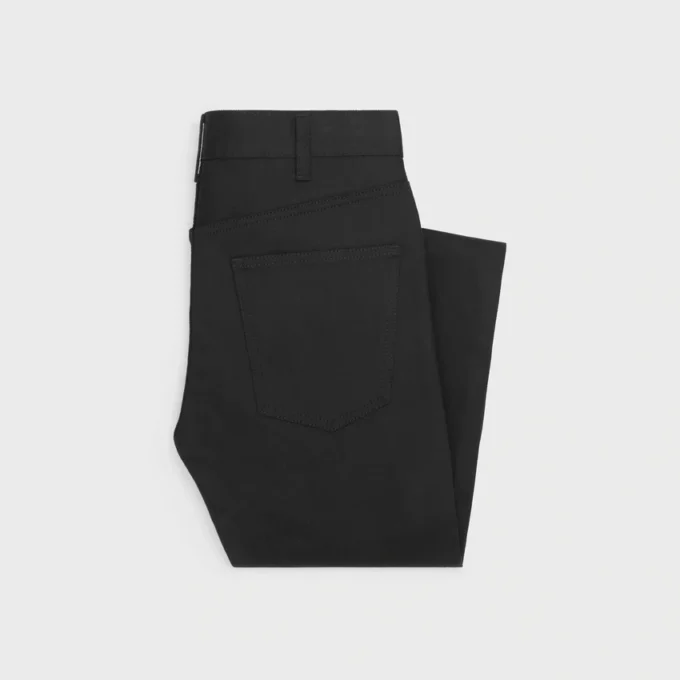 Skinny jeans i vintage-svart denim Skinny jeans i vintage-svart denim