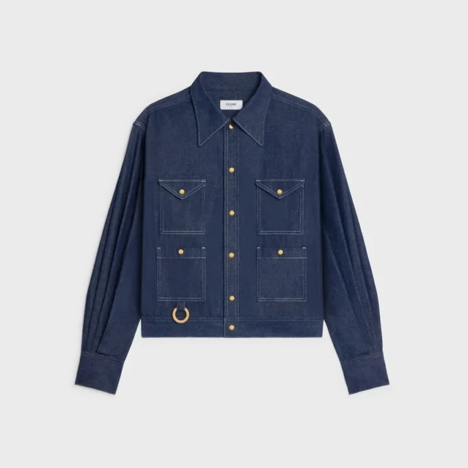 Skjorta i bomullsdenim
