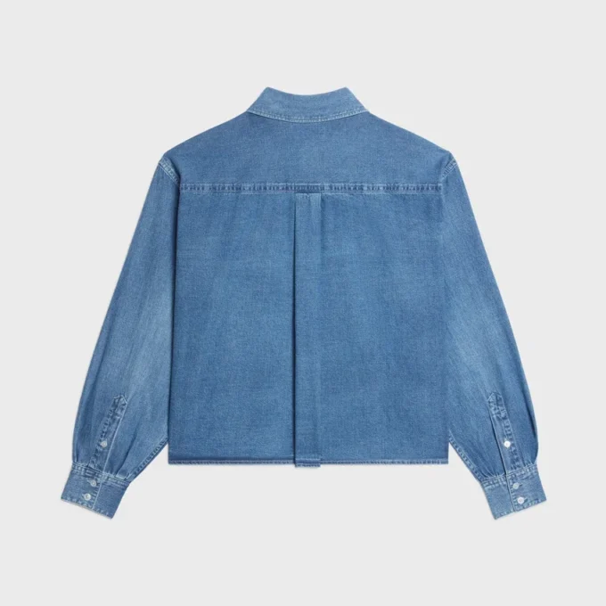 Skjorta i bomullsdenim