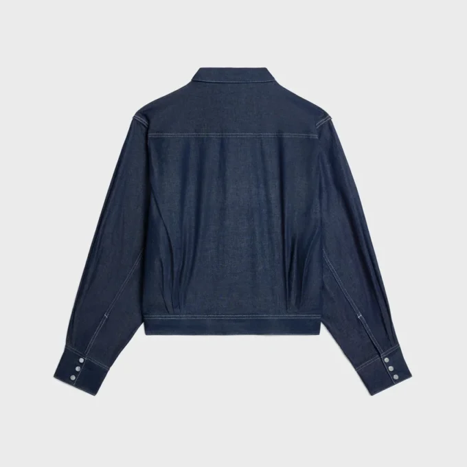 Skjorta i bomullsdenim Skjorta i bomullsdenim