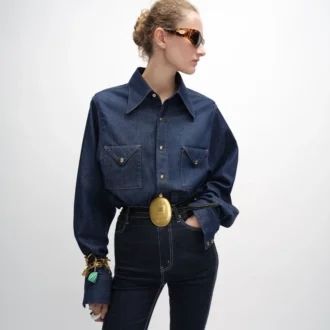 skjorta i denim