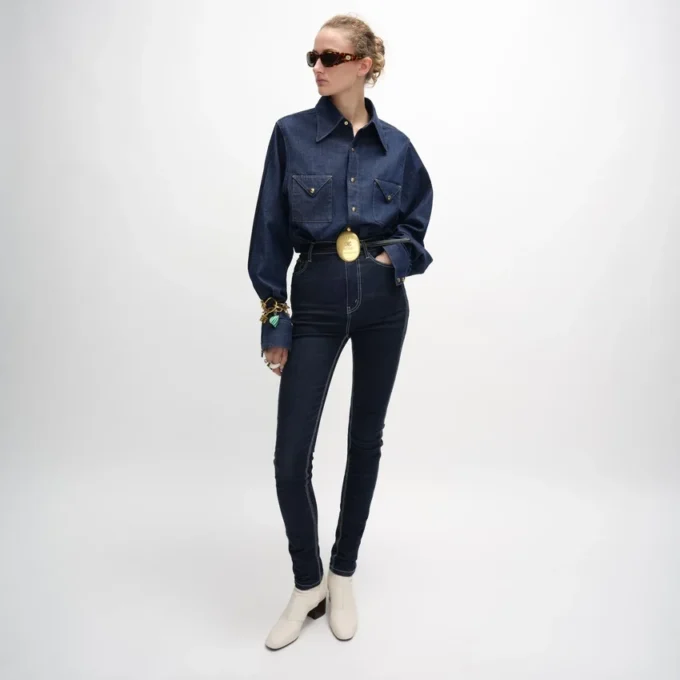 skjorta i denim skjorta i denim