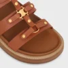 Slide Tippi i kalvskinn