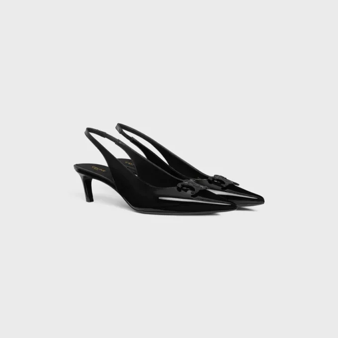 Slingback Alma i lackat kalvskinn Slingback Alma i lackat kalvskinn