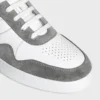 Sneaker i mocka och kalvskinn Sneaker i mocka och kalvskinn
