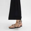 Spiralsandal i lammskinn Spiralsandal i lammskinn