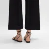 Spiralsandal i lammskinn Spiralsandal i lammskinn